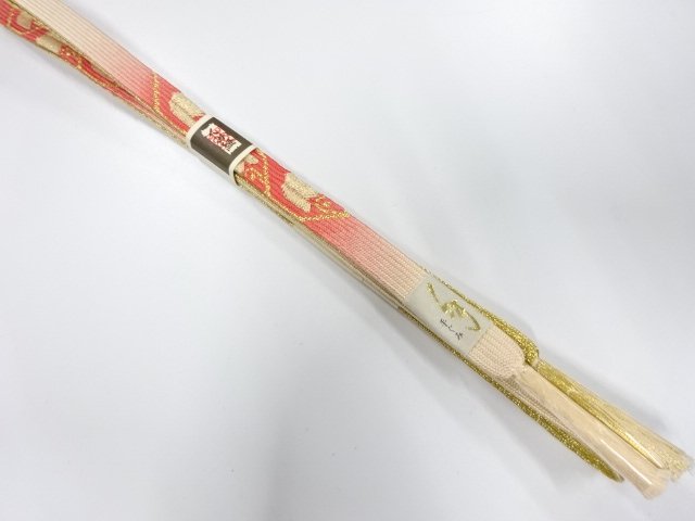 JAPANESE KIMONO / UNUSED KOREI HAND-TIED OBIJIME